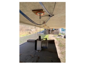 <b>米朗磁吸式拉繩線式位移傳感器應用舉例之在橋梁下的使用</b>